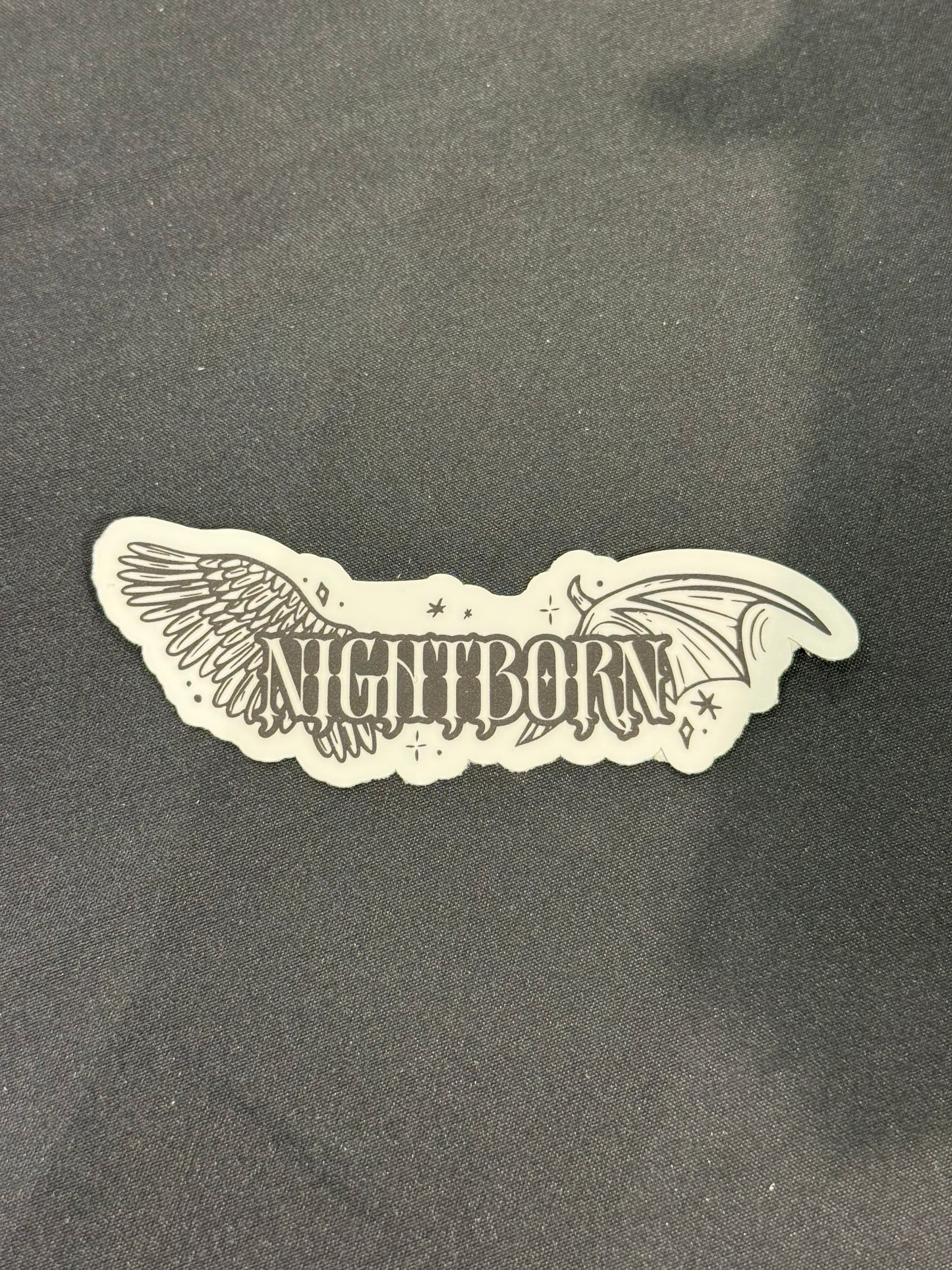 Nightborn Wings Vampire Sticker | Officially Licensed Crowns of Nyaxia Sticker