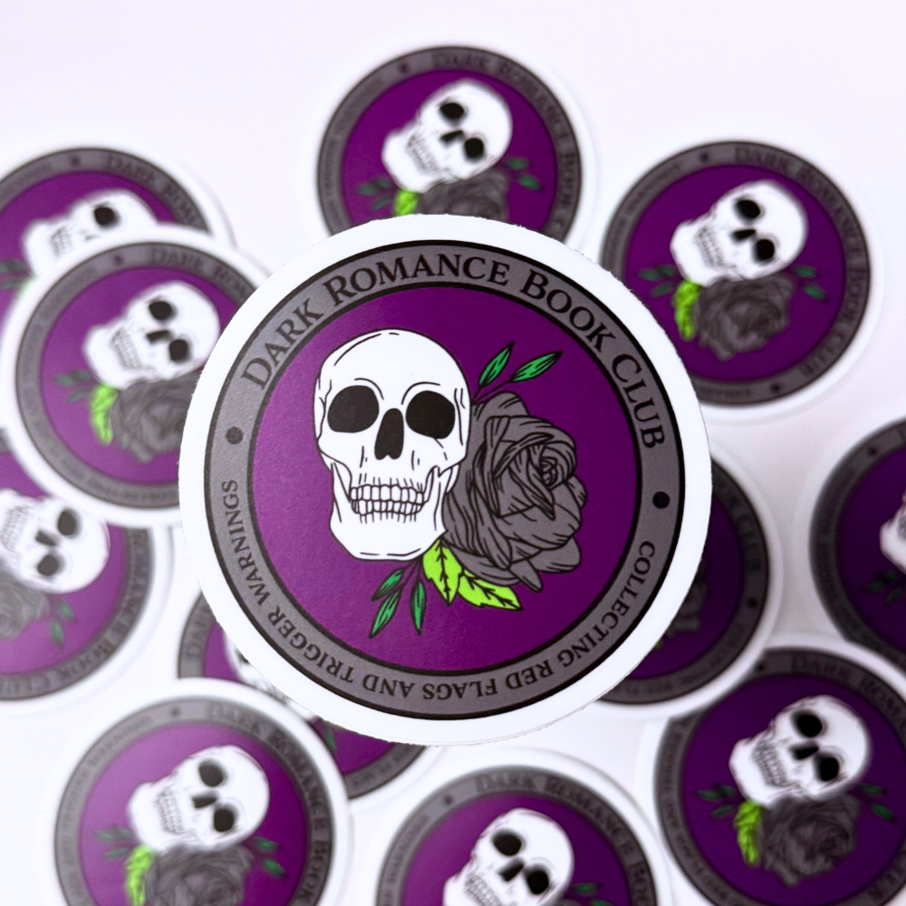 Dark Romance Book Club Sticker | Waterproof Vinyl Sticker