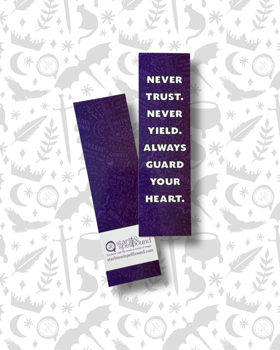 Vincent and Oraya Bookmark | Crowns of Nyaxia - Nightborn Duet - Officially Licensed Merch