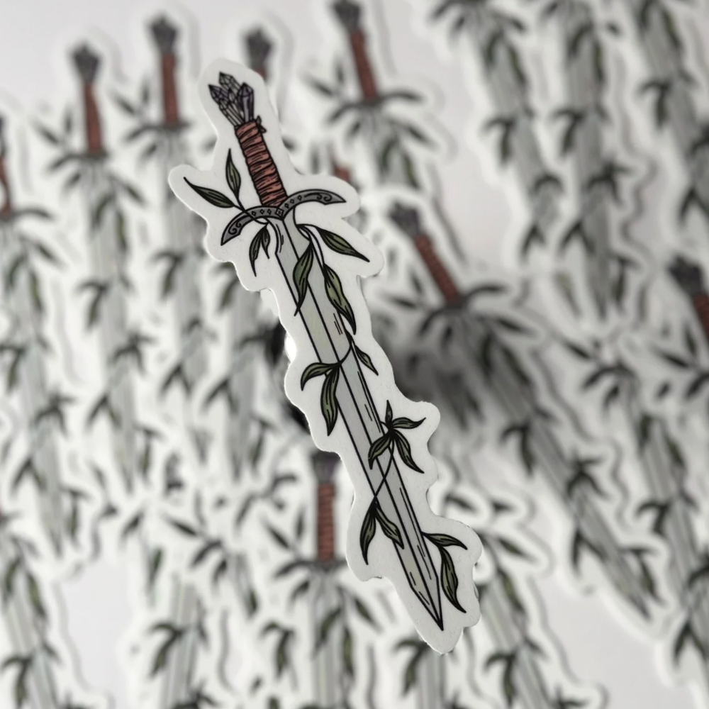 Crystal Sword Sticker