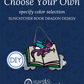 CHOOSE YOUR OWN COLORS - Book Dragon - Mini DIY Mosaic Kit - Make Your Own Art
