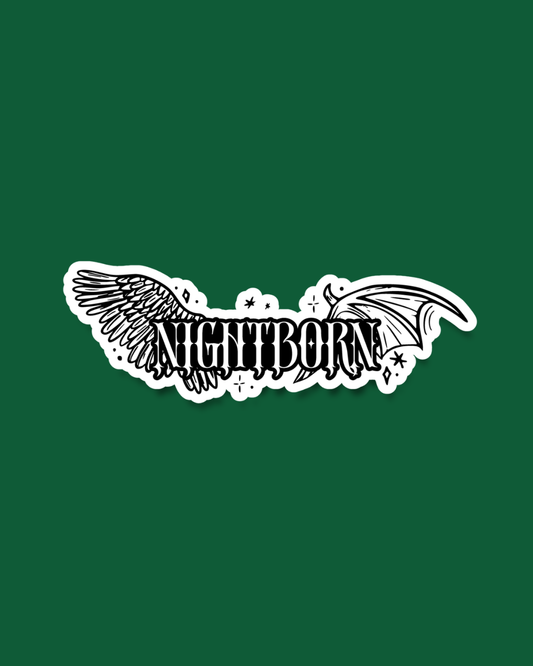Nightborn Wings Vampire Sticker | Officially Licensed Crowns of Nyaxia Sticker