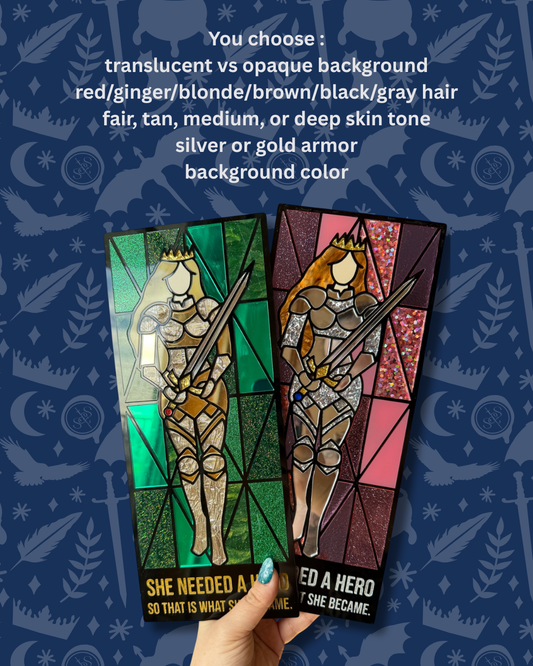 CHOOSE YOUR COLORS - Warrior Queen DIY Mosaic Kit - Make Your Own Art | Crafting Kits for Girls Night, Bachelorette Parties, Book Clubs, and more!
