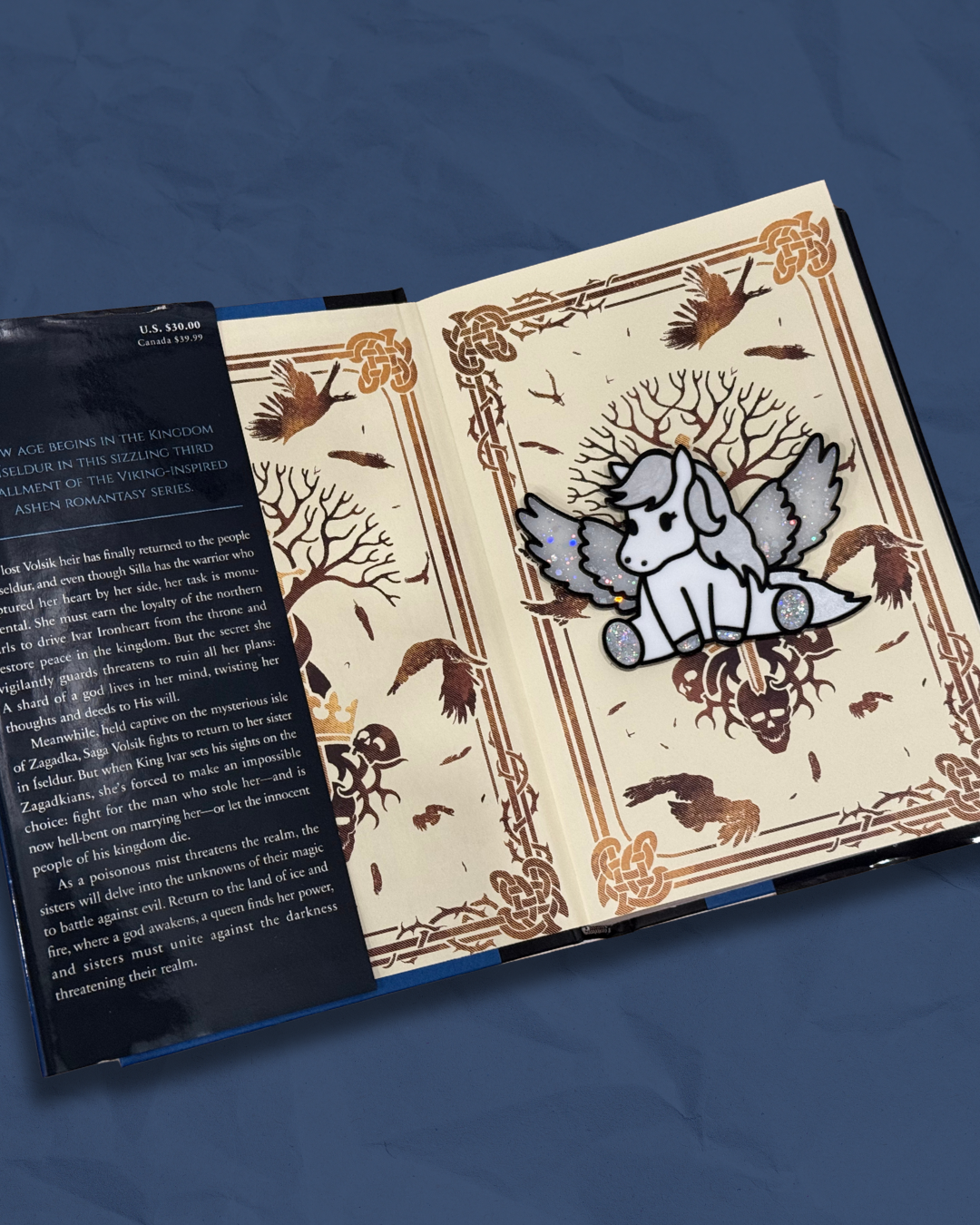 Havoc Winged Horse Magnet | Licensed The Ashen Series | Road of Bones Officially Licensed Demi Winters Art | Book Lovers Stocking Stuffers