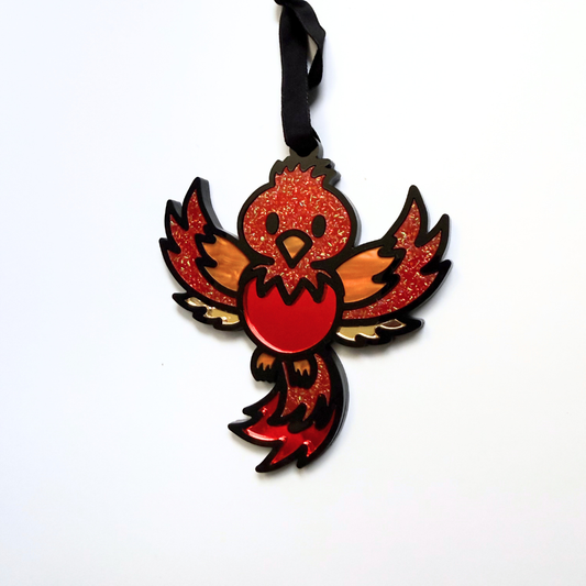 Phoenix Adoption | Handcrafted Acrylic Phoenix Ornament