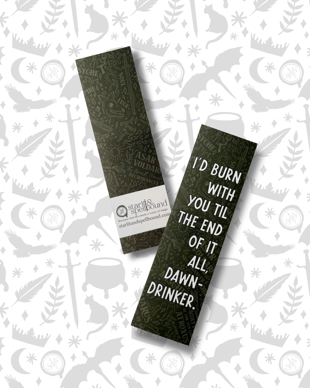 Asar & Mische Bookmark | Crowns of Nyaxia - Shadowborn Duet - Officially Licensed Merch