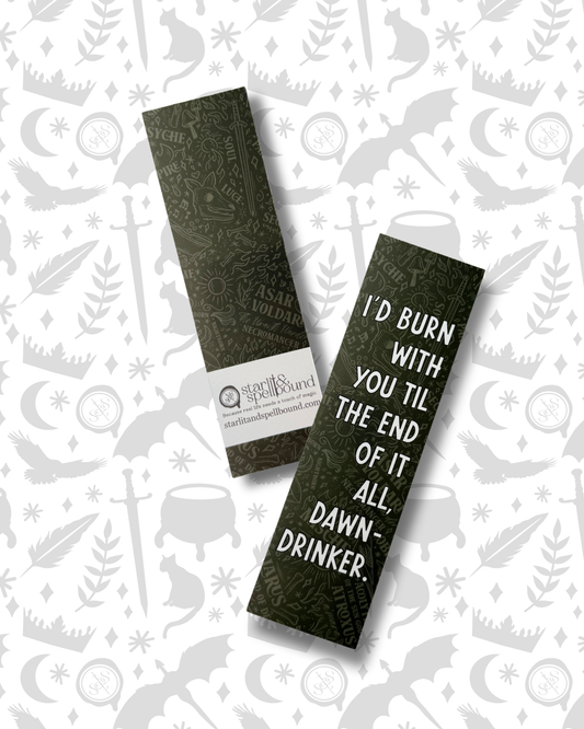 Asar & Mische Bookmark | Crowns of Nyaxia - Shadowborn Duet - Officially Licensed Merch