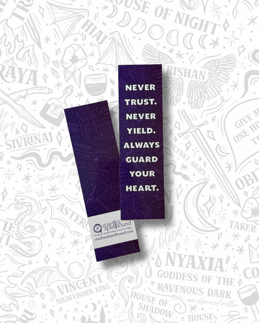 Vincent and Oraya Bookmark | Crowns of Nyaxia - Nightborn Duet - Officially Licensed Merch