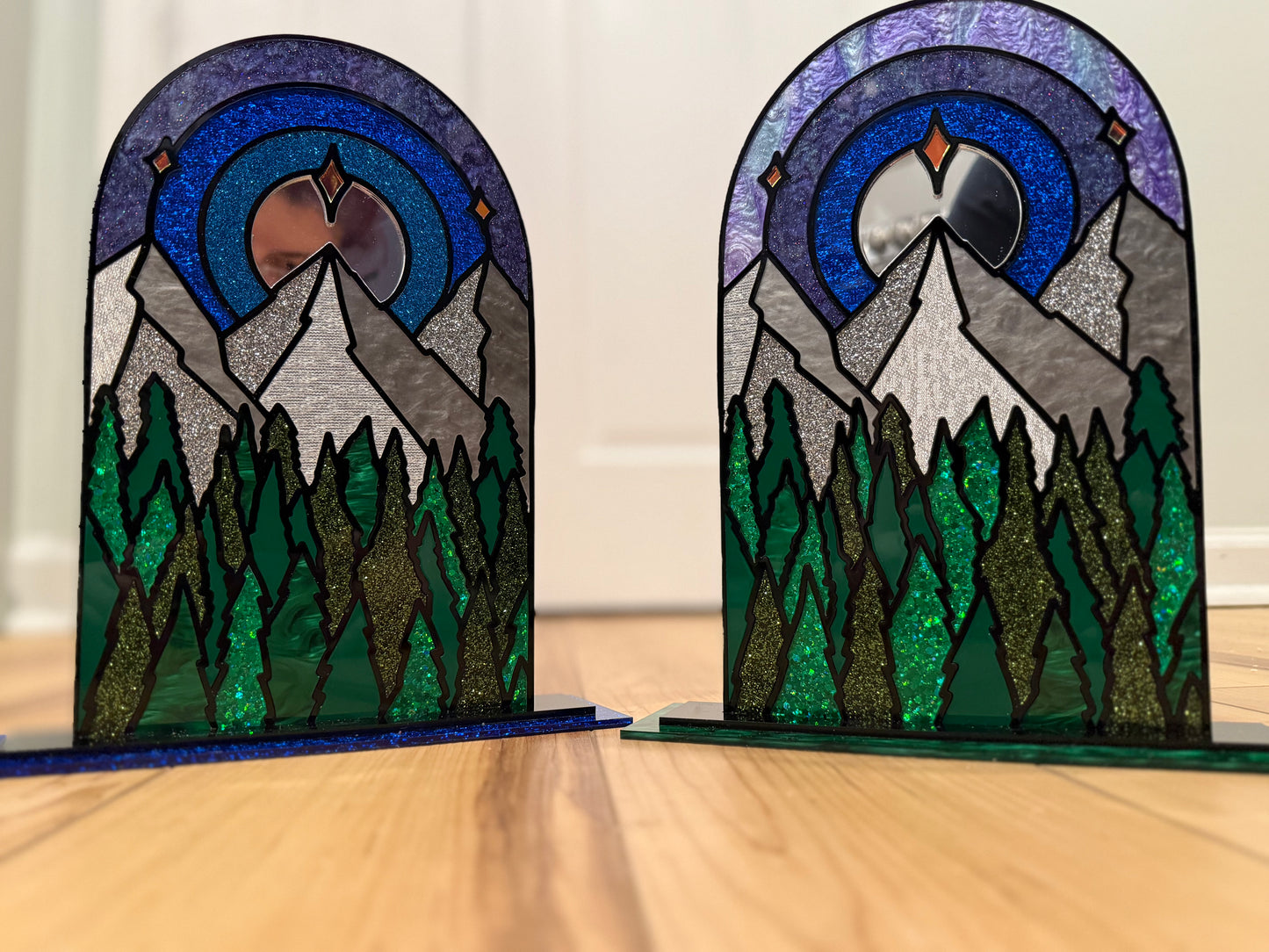 Starry Mountain Scene - DIY Mosaic Kit - Make Your Own Art