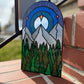 Starry Mountain Scene - DIY Mosaic Kit - Make Your Own Art
