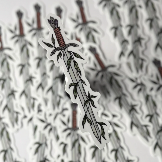Crystal Sword Sticker