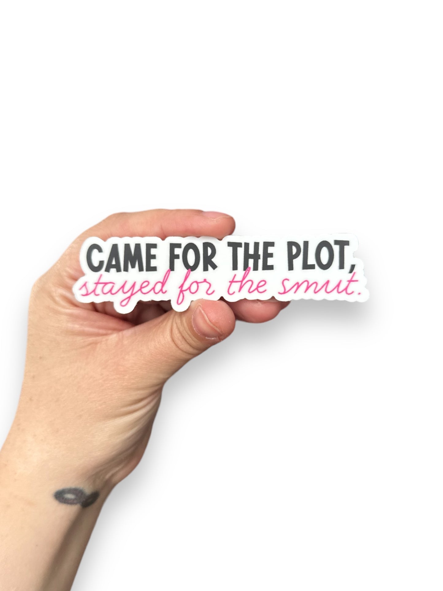 Came for the Plot, Stayed for the Smut Sticker