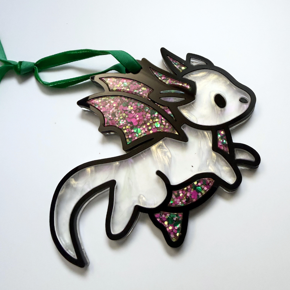 Mystery Dragon Adoption | Handcrafted Acrylic Dragon Ornament