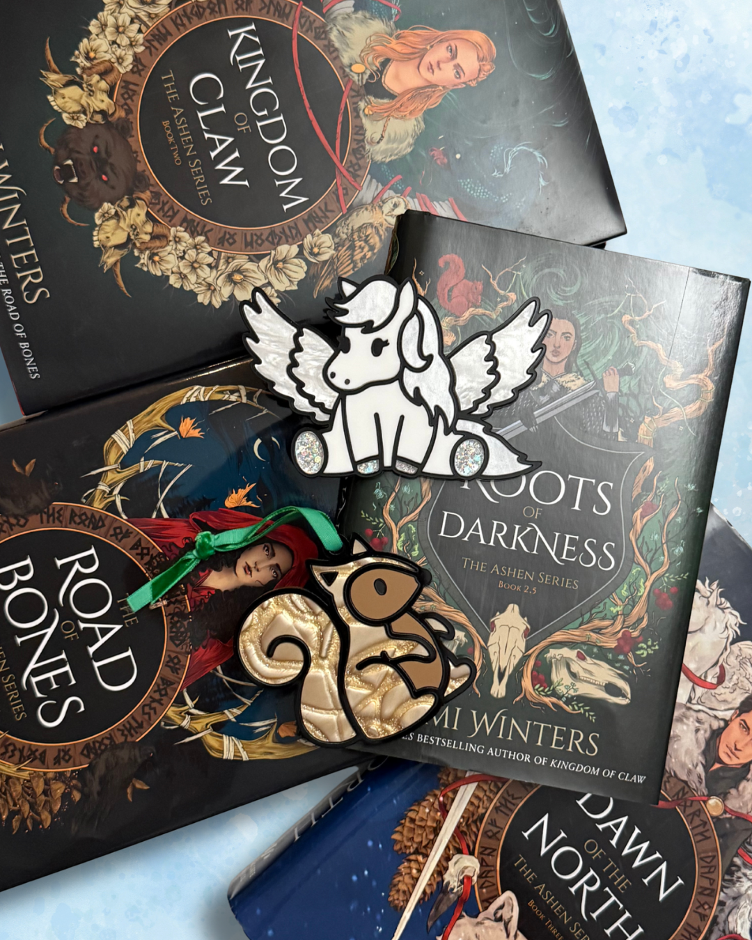 Havoc Winged Horse Magnet | Licensed The Ashen Series | Road of Bones Officially Licensed Demi Winters Art | Book Lovers Stocking Stuffers