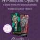 PRESET - Warrior Queen DIY Mosaic Kit - Make Your Own Art | Crafting Kits for Girls Night, Bachelorette Parties, Book Clubs, and more! (Copy)