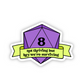 Not Thriving D20 Vinyl Sticker - TTRPG Table Top Gaming