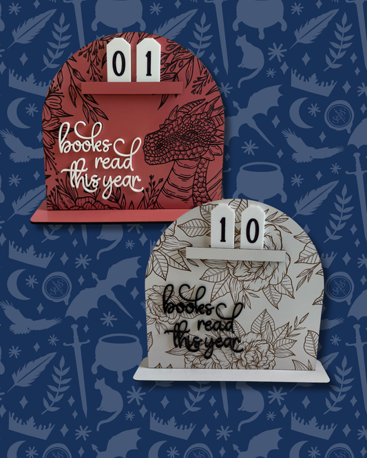 Reading Tracker with Interchangeable Numbers